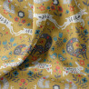 Printed Cotton GRACIANE Ochre / Bright Multicolored
